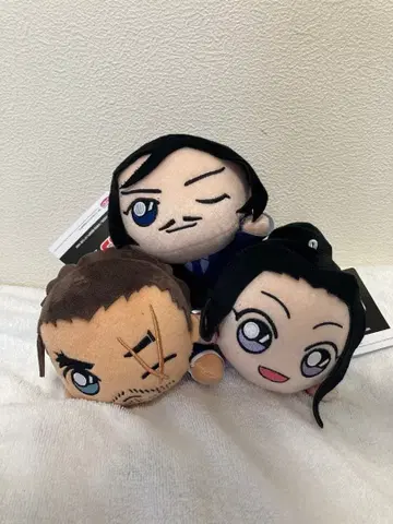 명탐정 코난 누워있는 봉제 인형 현경의 검은 어둠 전 3종 세트 택 포함