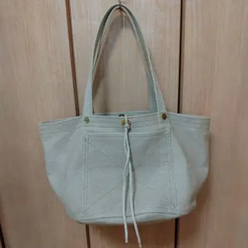 이치자와 신자로 캔버스 린넨 내추럴 토트백