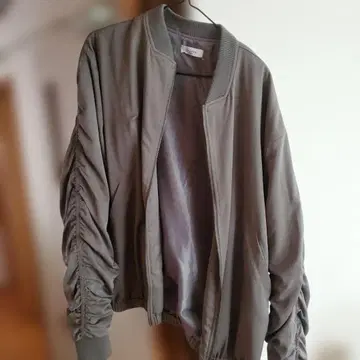 SHARED EMODA MA-1 스타일 자켓 그레이 사이즈 2