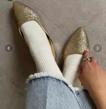 CIAOPANIC TYPY 골드 글리터 뮬