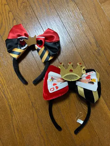 이상한 나라의 앨리스 하트 여왕 머리띠 세트