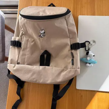 PEANUTS 스누피 백팩 베이지