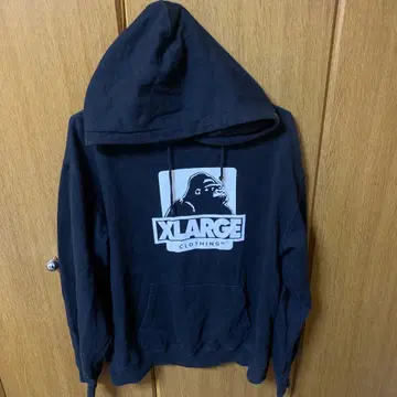 XLARGE 블랙 후드티 M 사이즈 고릴라 로고