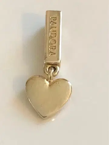 가격 인하 가능! PANDORA 하트형 참 실버 925