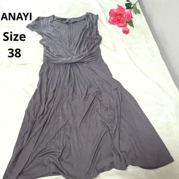 [귀여운 ANAYI] 그레이 반팔 원피스 사이즈 38