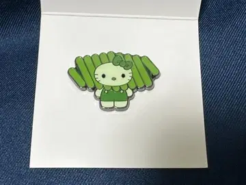 만박 해조 키티 스피루리나 핀 배지