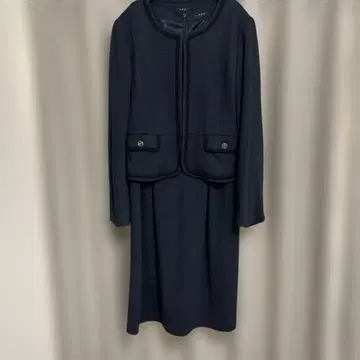 a.v.v 세레모니 수트 자켓 원피스 세트 네이비 라메