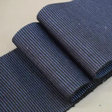 M1110-10 새상품 순수 실크 남자용 오비 네이비 줄무늬