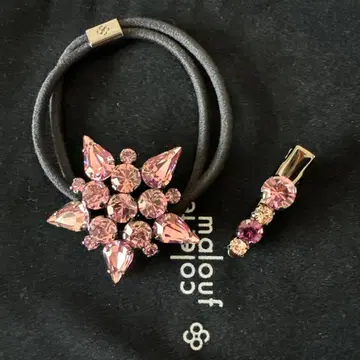 콜레트 마루프 큐빅 스타 포니 클립 2세트