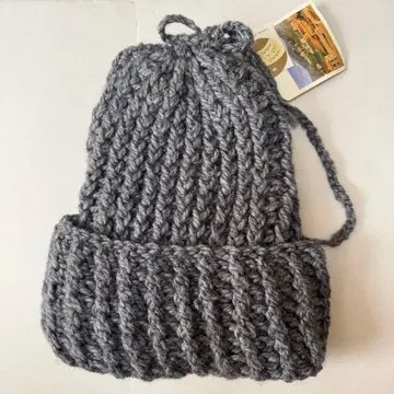 새상품! SIGNA 1925 시그나 니트 모자 이탈리아제 그레이