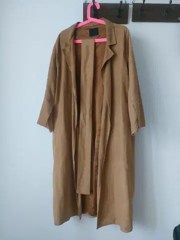 KBF 브라운 롱 코트