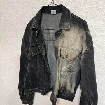 [ 레어 디자인 ] 구제 데님 자켓