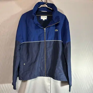 LACOSTE 라코스테 집업 나일론 자켓 M 남성용 네이비