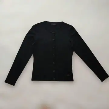 MISS J 블랙 긴팔 가디건