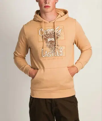 Crooks & Castles 베이지 후드티