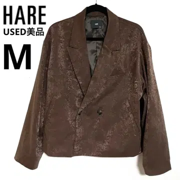 [ USED ] HARE 브라운 테일러드 자켓 M 브라운