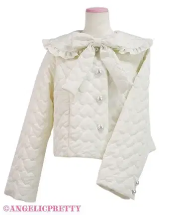 Angelic Pretty Fluffy Heart 자켓 시로