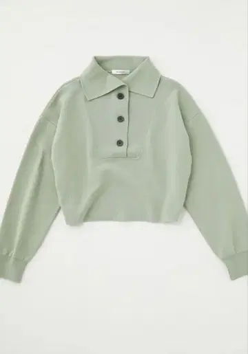 [ moussy ] 마우지 SKIPPER NECK KNIT 상의 GRN