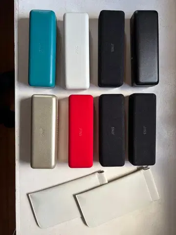 JINS 안경 케이스 10개