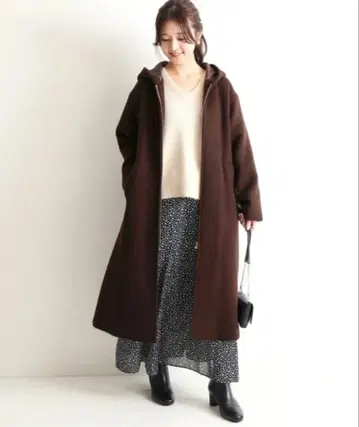 SLOBE IENA 슬로브 이에나 롱 후드 코트