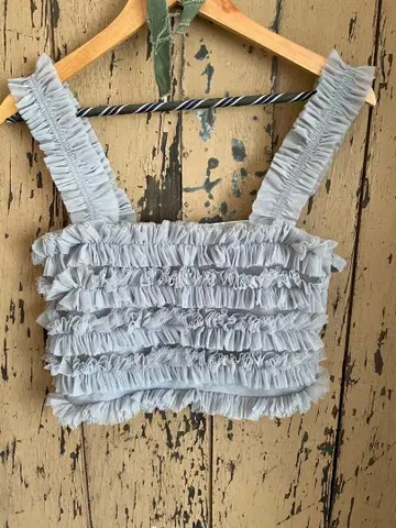 matsuri_odore 프릴이 달린 그레이 뷔스티에