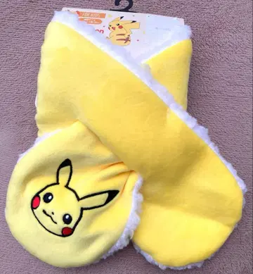 포켓몬 피카츄 복슬복슬 플리스 머플러 키즈