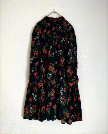 ZARA WOMAN 꽃무늬 튜닉 셔츠 원피스