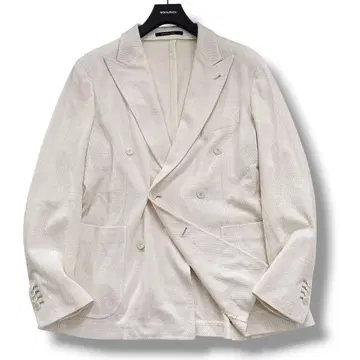 새상품급 TAGLIATORE 더블 브레스트 테일러드 자켓 코튼 48