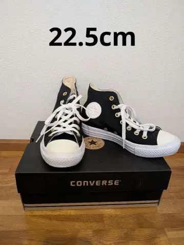 컨버스 올스타 블랙 하이컷 스니커즈 22.5