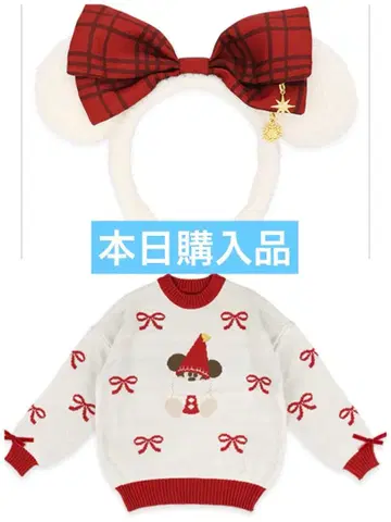릴린린 스웨터 & 머리띠 디즈니 크리스마스 2025