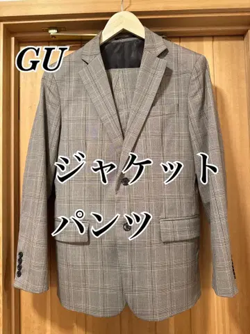 [ 셋업 ] GU 캐주얼 수트 자켓 팬츠 수트