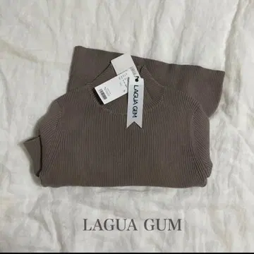 LAGUA GUM 러그 니트 원피스 브라운 M 사이즈