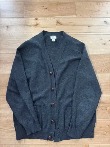 L.L.Bean 100% 램스울 가디건 L 사이즈
