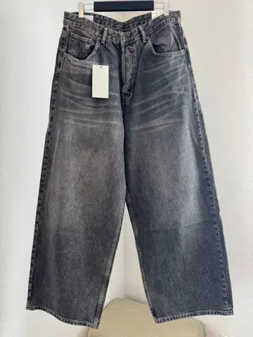 새상품 ZARA 엑스트라 배기 데님 단종 그레이 블랙