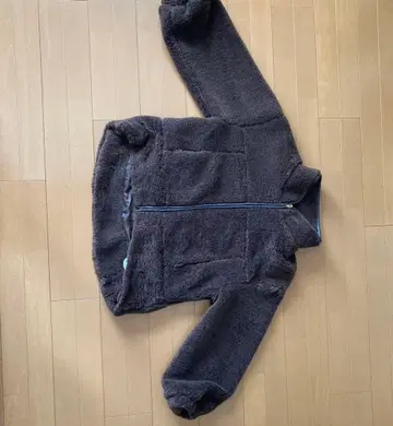 스탠드 넥 보아 블루종