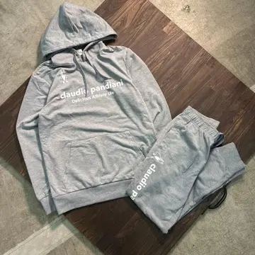 7AS3 셋업 상하의 세트 맨투맨 그레이 애니멀 M 그레이 구제 의류