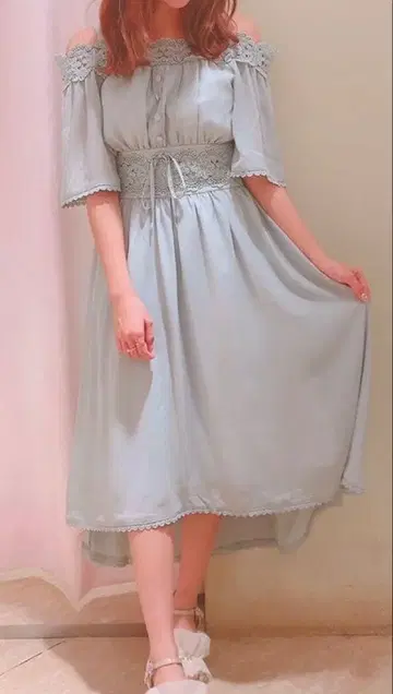 리즈리사 LIZLISA 피쉬테일 원피스 민트 그린