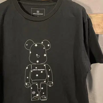 uniform experiment t-shirt 블랙 베어브릭