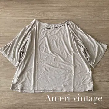 Ameri VINTAGE 아메리빈티지 오버 백 로고 자수 티셔츠