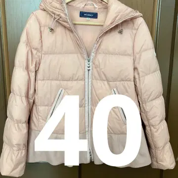 새상품급 엠즈 그레이시 40 다운 살몬 핑크