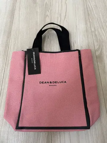 [ 미사용 새상품 ] DEAN & DELUCA 핑크 토트백
