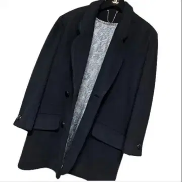 코트 ROCHAS rochas 로샤스 블랙 루즈핏 겨울 11호