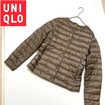 유니클로 여성용 울트라 라이트 다운 노카라