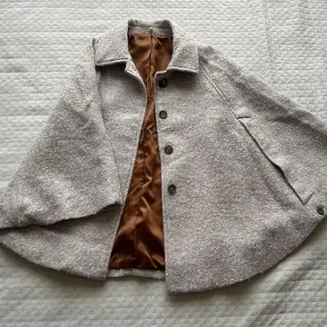 꼼사데모드 commecaism 케이프 코트 코트 판초 코트