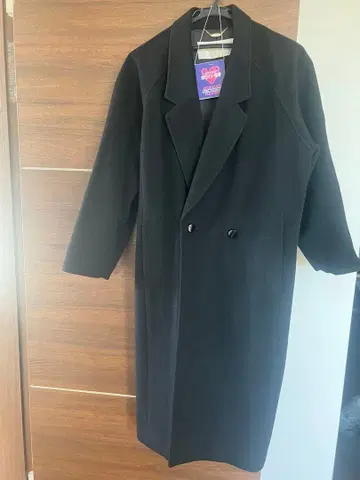 RECENT PIECE 캐시미어 100% 블랙 체스터 코트 일본제