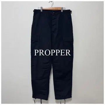 [ PROPPER ] 블랙 카고 팬츠 [ S ]