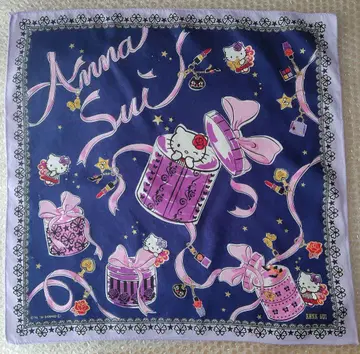 네이비 안나수이 키티 손수건