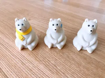 폴러 베어 가챠가챠 3체 세트