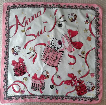 핑크 안나수이 키티 손수건