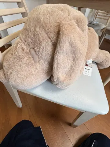 스누피 봉제 인형 엎드린 모습 카페오레 컬러 택 포함